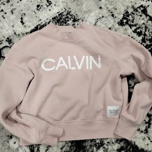 Calvin Klein Performance Light Pink Crew Neck Sweater